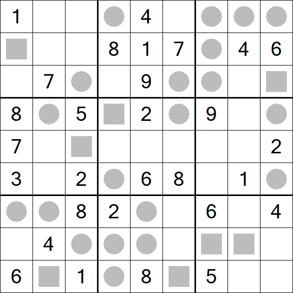 Even-Odd Sudoku - Mittel
