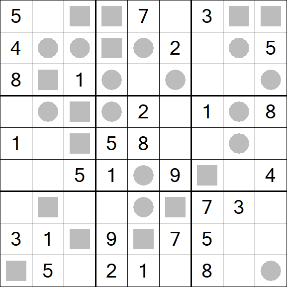 Even-Odd Sudoku - Médio