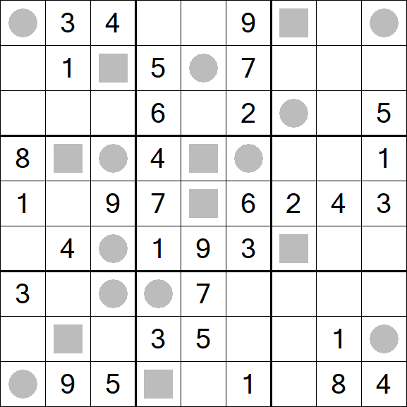 Even-Odd Sudoku - Medium