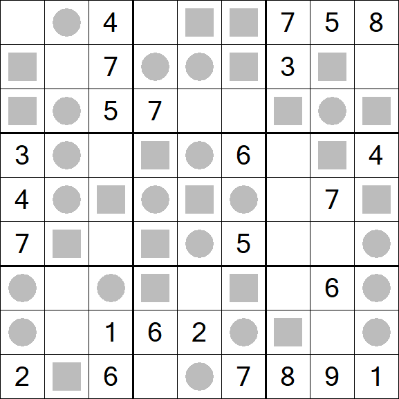 Even-Odd Sudoku - Médio