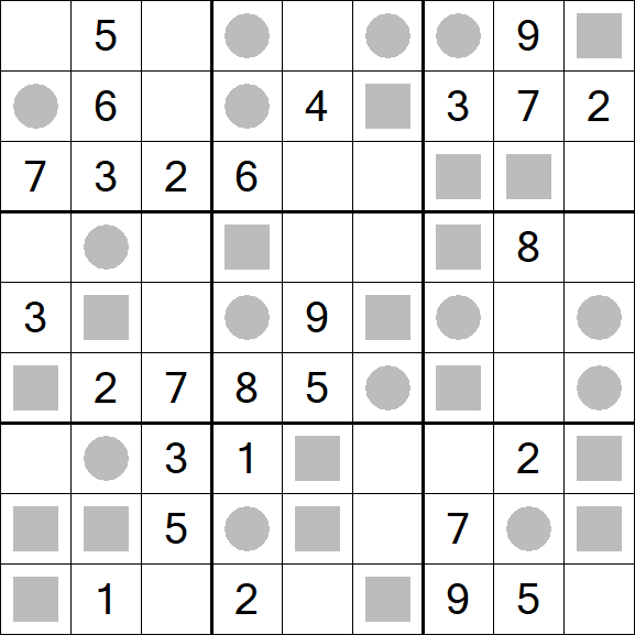 Even-Odd Sudoku - Médio