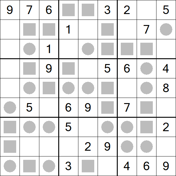 Even-Odd Sudoku - Mittel