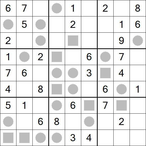 Even-Odd Sudoku - Médio