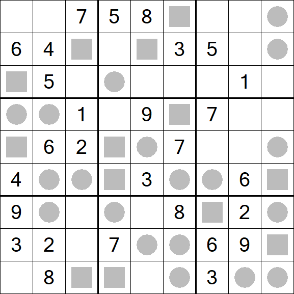 Even-Odd Sudoku - Medium