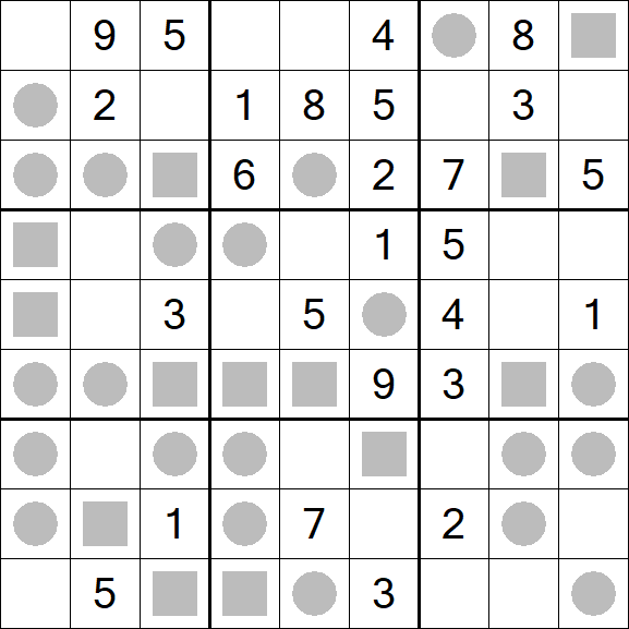 Even-Odd Sudoku - Mittel