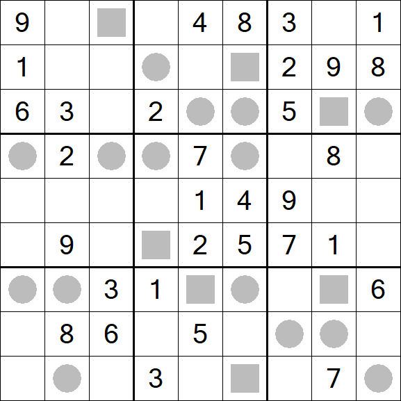 Even-Odd Sudoku - Medio