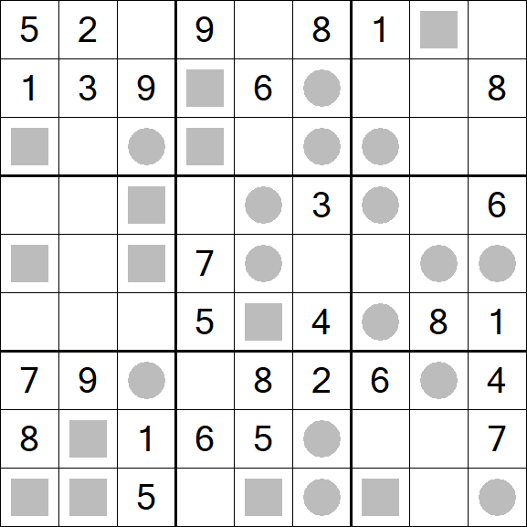 Even-Odd Sudoku - Medium