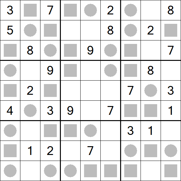 Even-Odd Sudoku - Medio