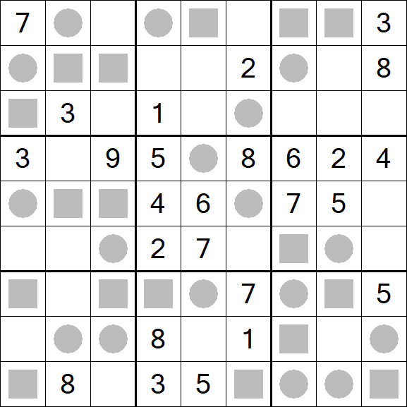 Even-Odd Sudoku - Medium