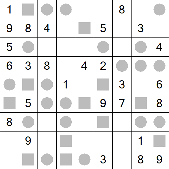 Even-Odd Sudoku - Medio