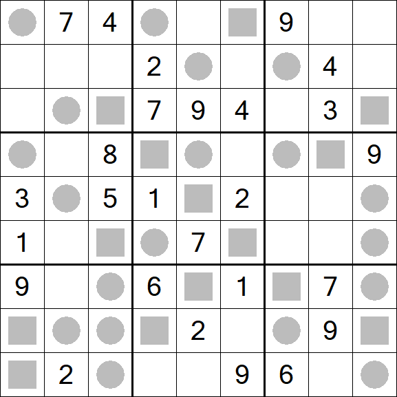Even-Odd Sudoku - Medio