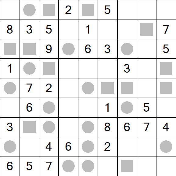 Even-Odd Sudoku - Medio