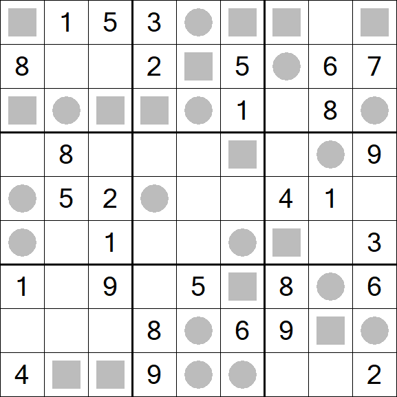 Even-Odd Sudoku - Mittel