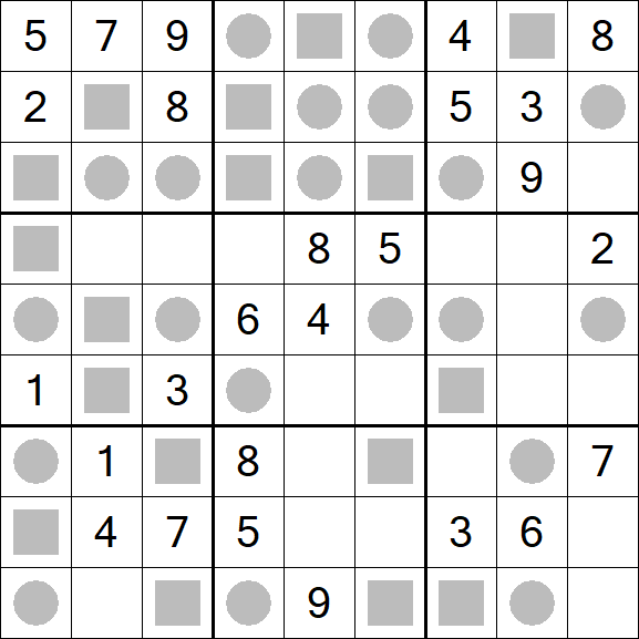 Even-Odd Sudoku - Medio