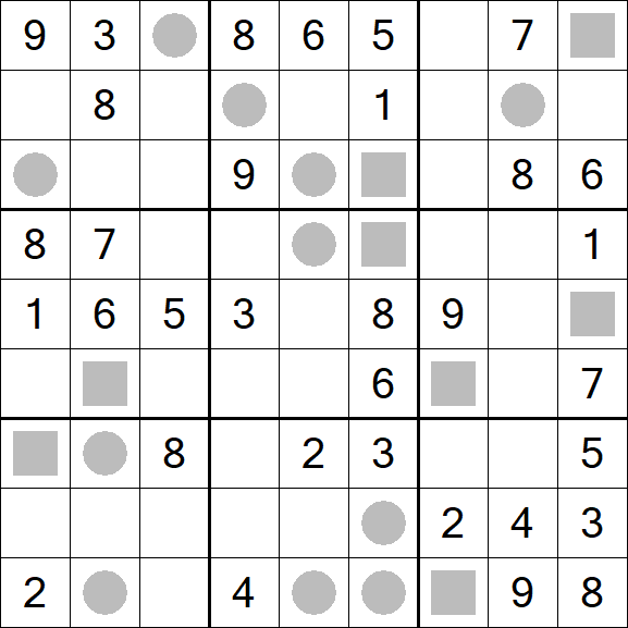 Even-Odd Sudoku - Medio