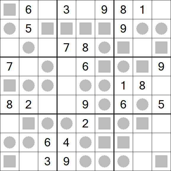 Even-Odd Sudoku - Mittel