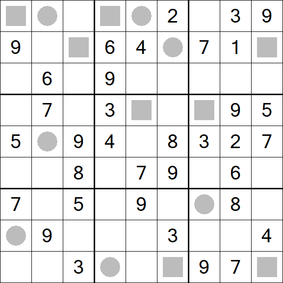 Even-Odd Sudoku - Mittel