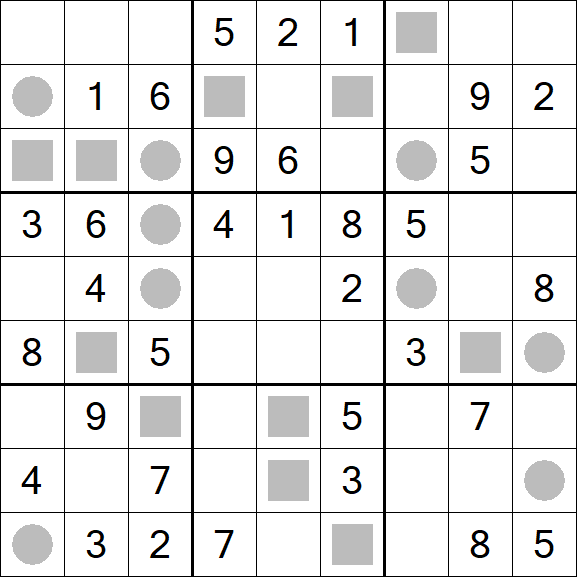 Even-Odd Sudoku - Mittel
