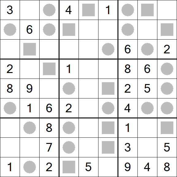 Even-Odd Sudoku - Medio