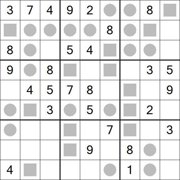 Even-Odd Sudoku - Medio