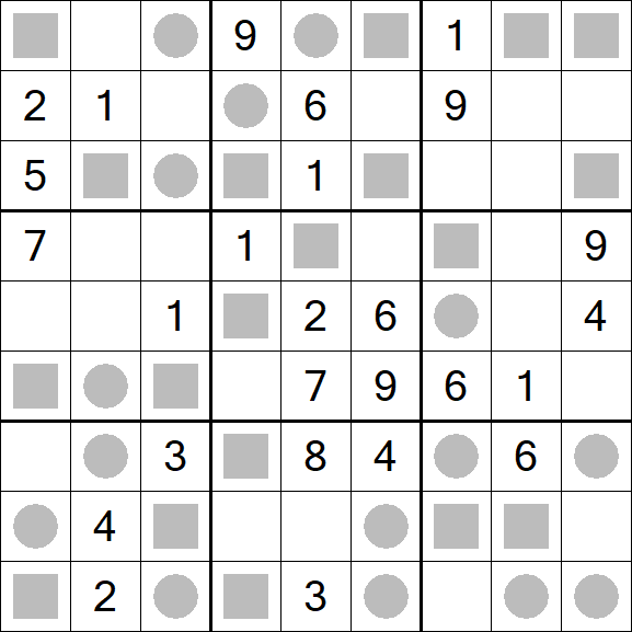 Even-Odd Sudoku - Mittel