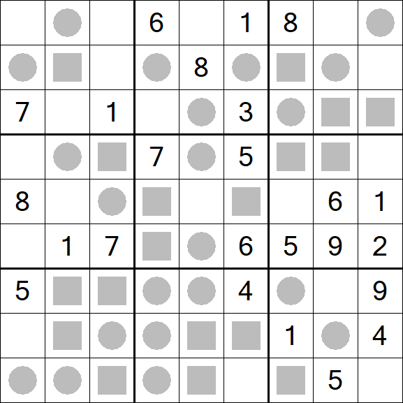 Even-Odd Sudoku - Mittel