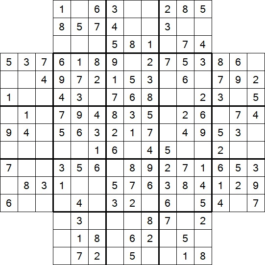 Flower Sudoku - Easy