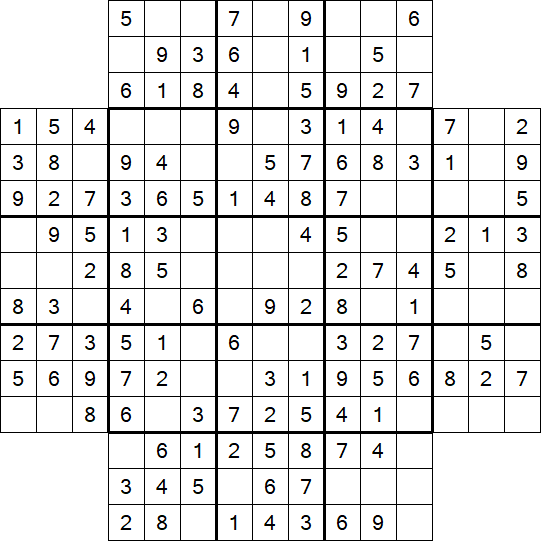 Flower Sudoku - Easy