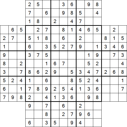 Flower Sudoku - Easy