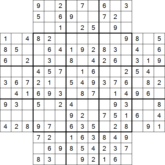 Flower Sudoku - Easy