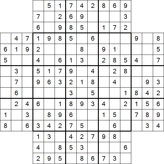 Flower Sudoku - Easy