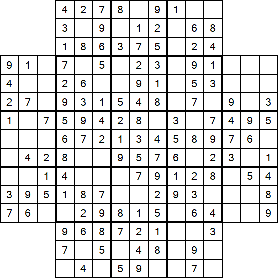 Flower Sudoku - Easy