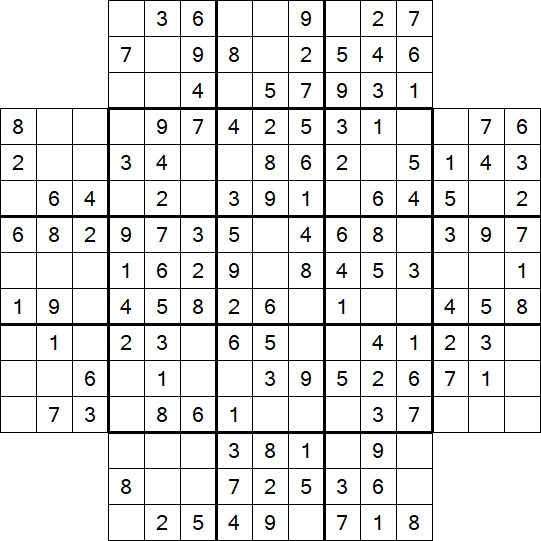 Flower Sudoku - Easy