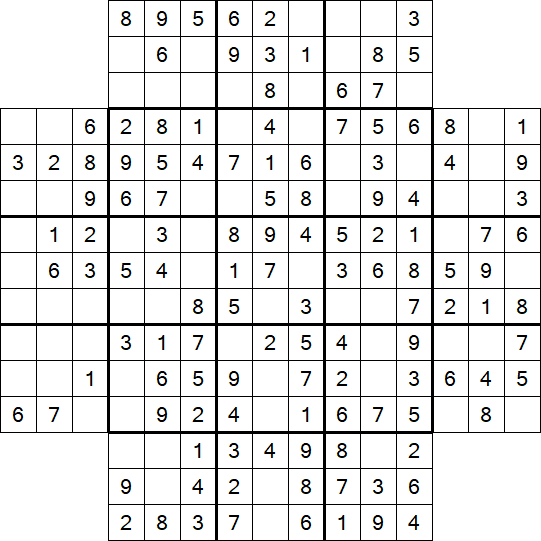 Flower Sudoku - Easy