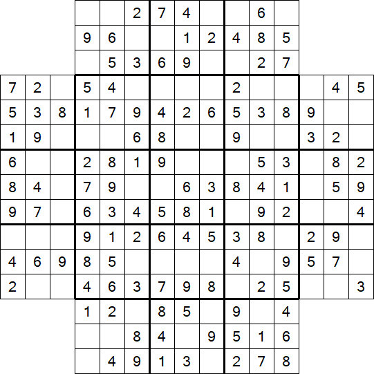 Flower Sudoku - Easy