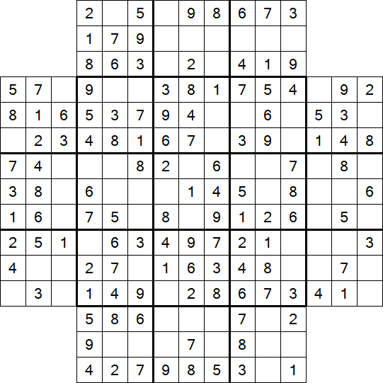 Flower Sudoku - Easy