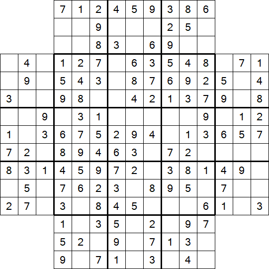 Flower Sudoku - Easy