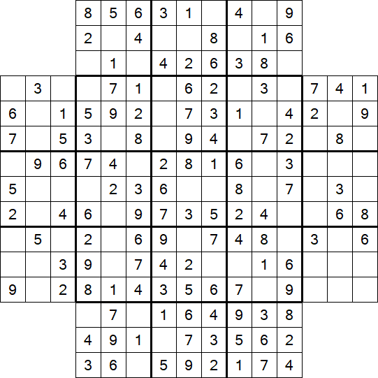 Flower Sudoku - Easy