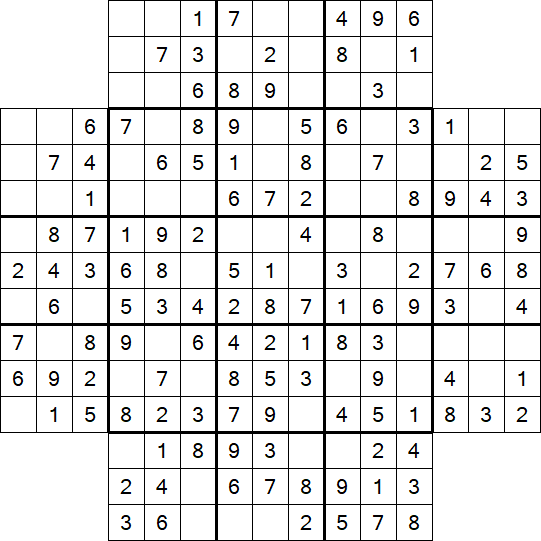 Flower Sudoku - Easy