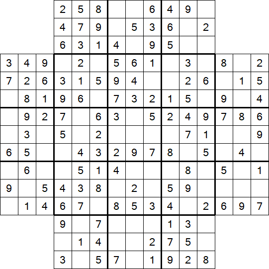 Flower Sudoku - Easy