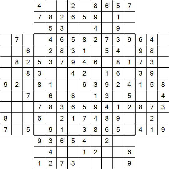 Flower Sudoku - Easy
