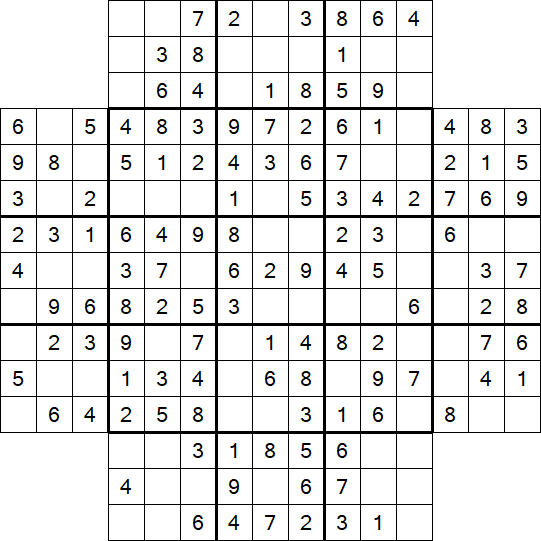 Flower Sudoku - Easy