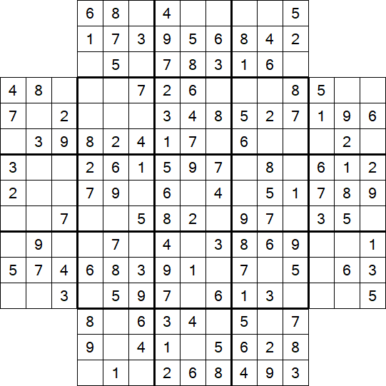 Flower Sudoku - Easy