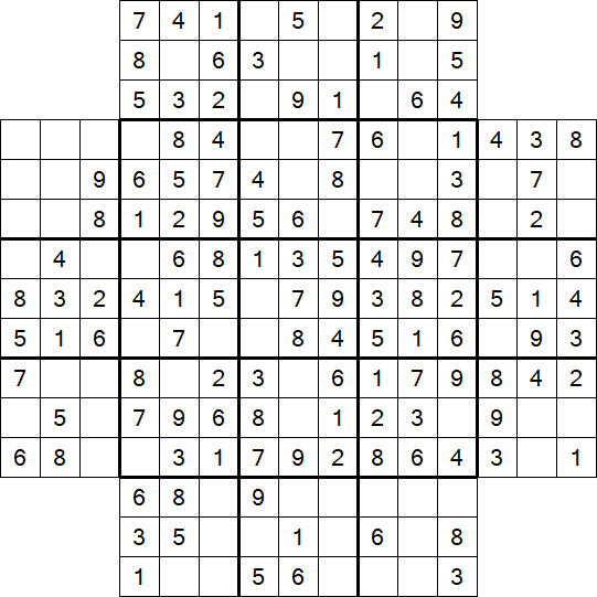 Flower Sudoku - Easy