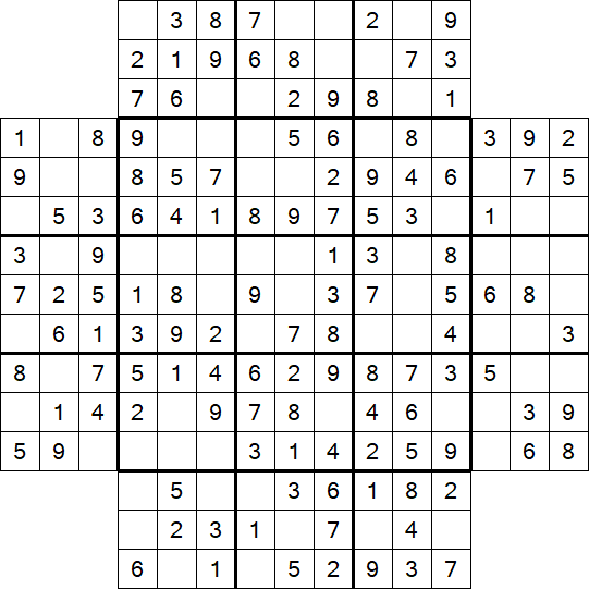 Flower Sudoku - Easy
