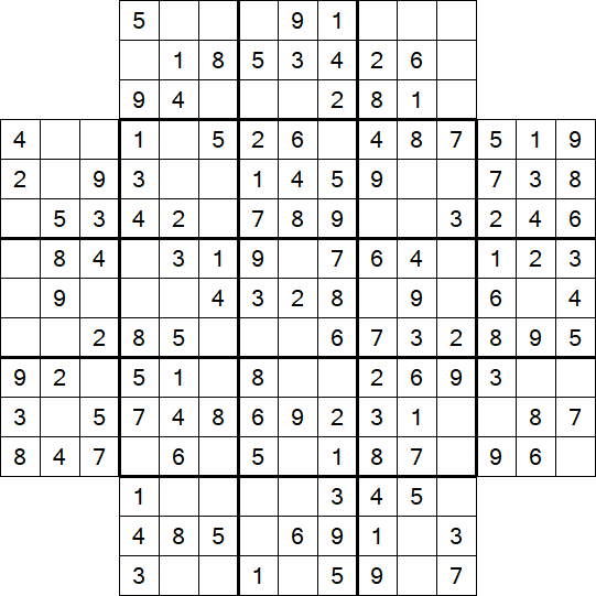 Flower Sudoku - Einfach