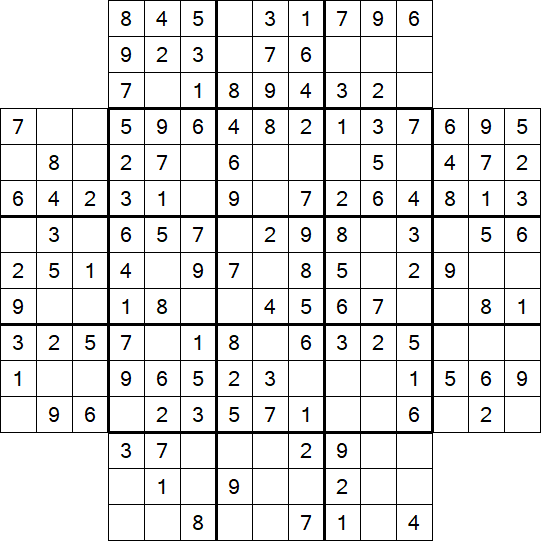 Flower Sudoku - Einfach