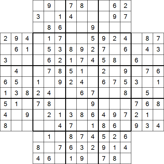 Flower Sudoku - Easy