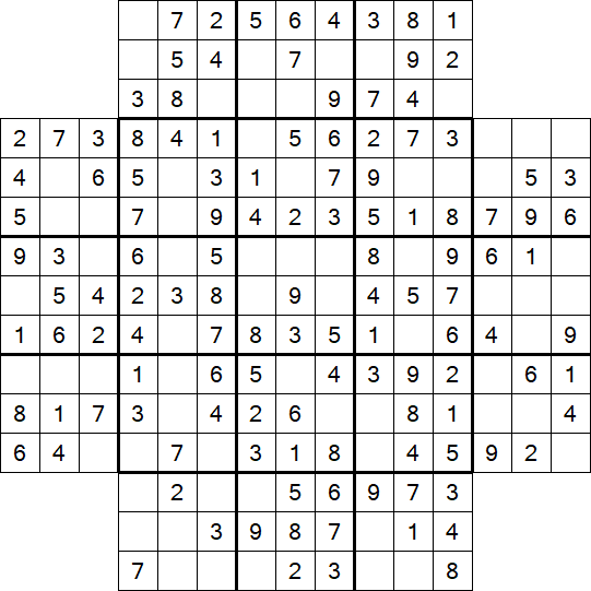 Flower Sudoku - Easy