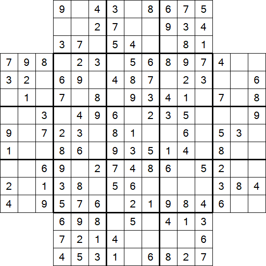 Flower Sudoku - Easy